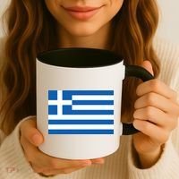 Greece Flag Coffee Mug thumb 3
