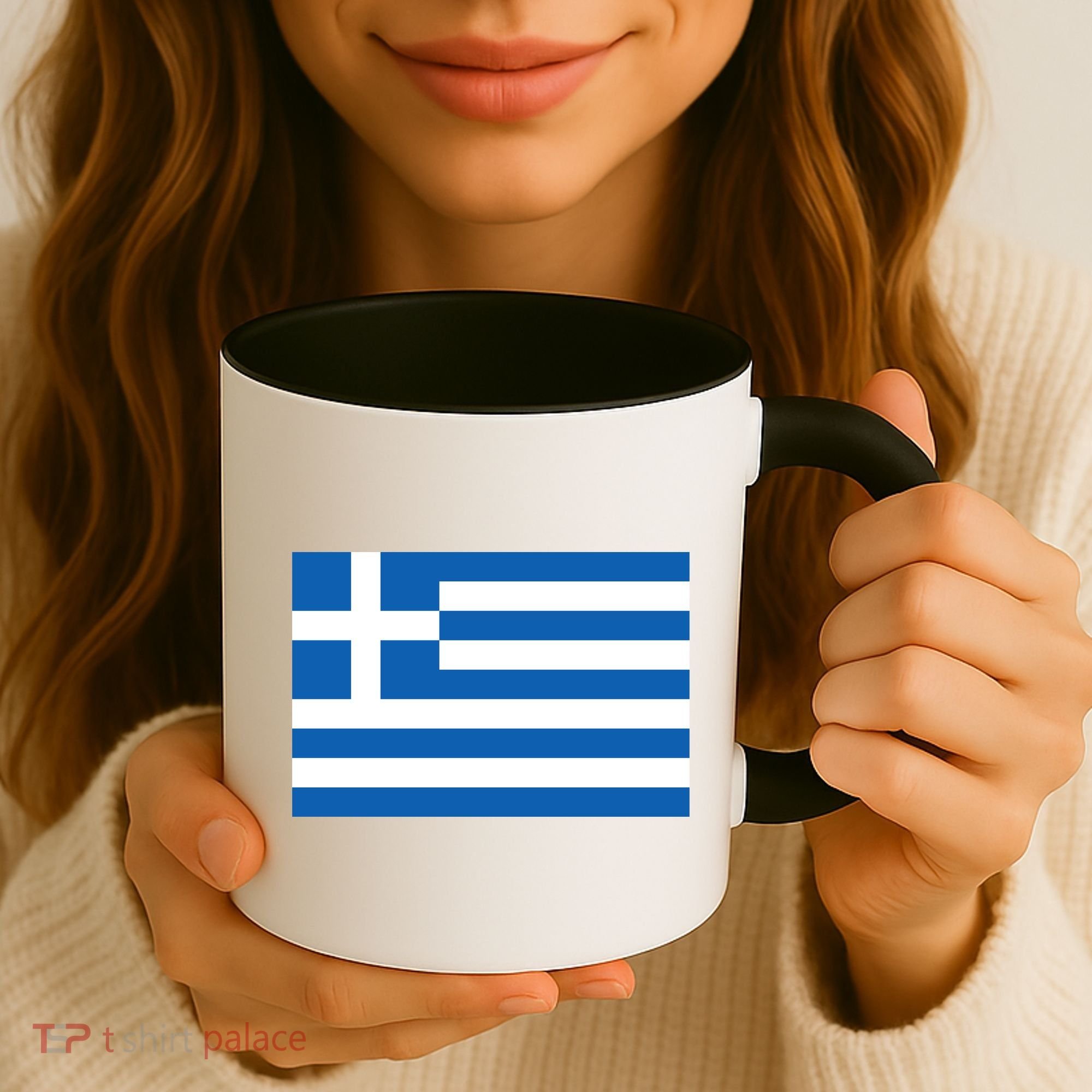 Greece Flag Coffee Mug