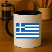 Greece Flag Coffee Mug thumb 4