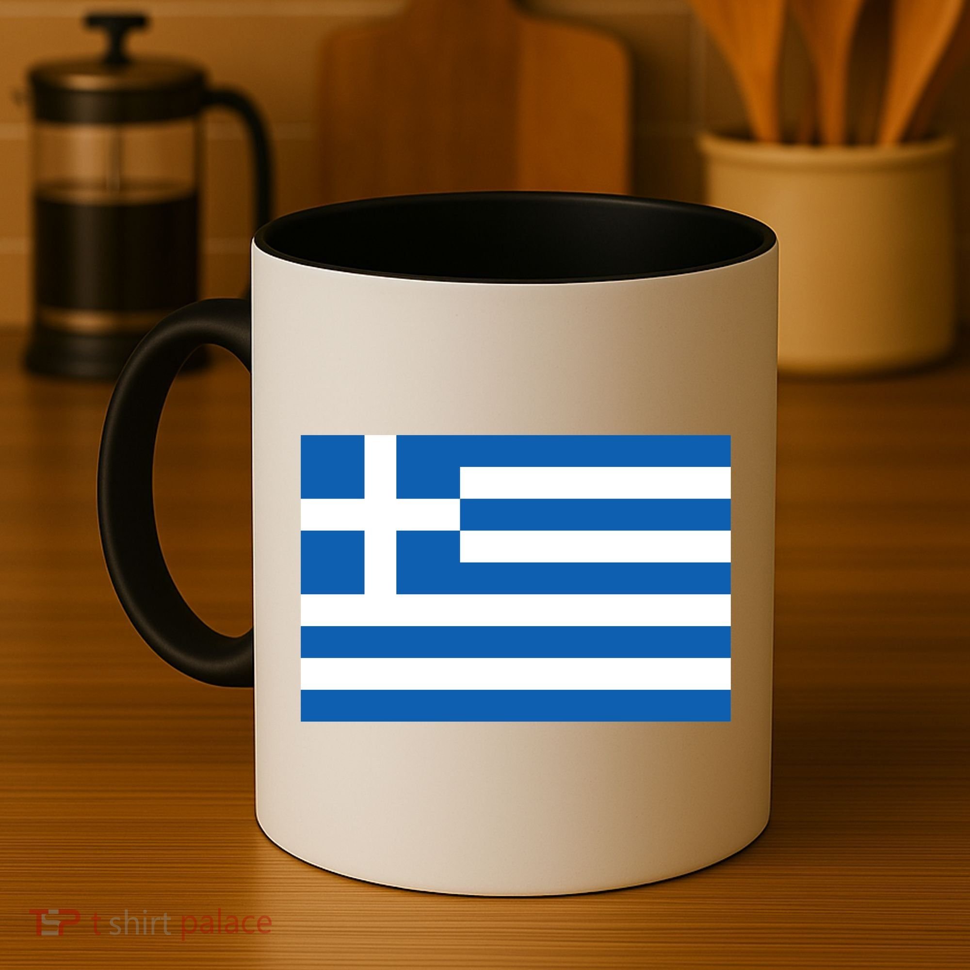 Greece Flag Coffee Mug