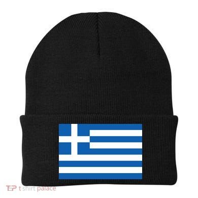 Greece Flag Beanie