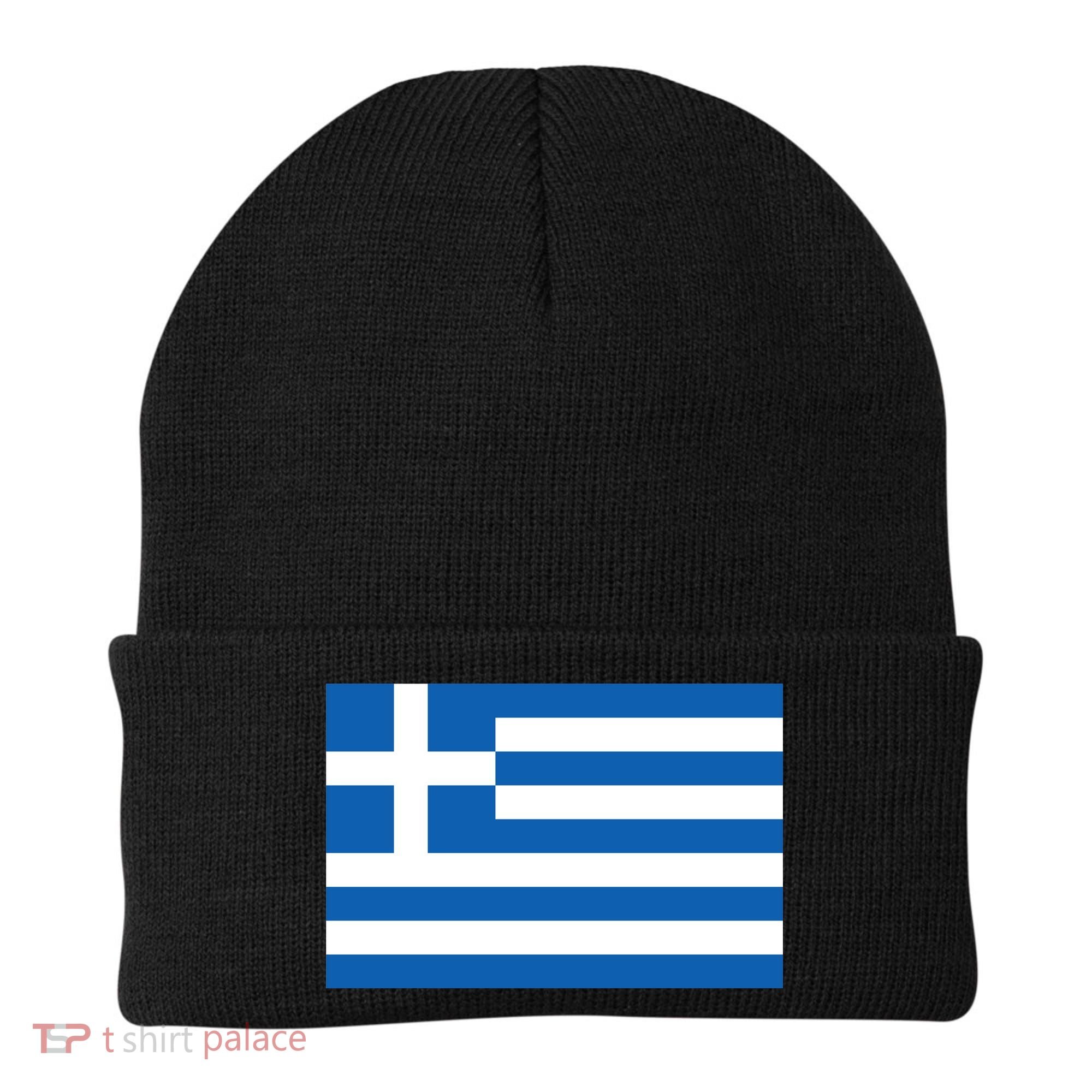 Greece Flag Beanie