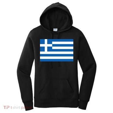 Greece Flag Women's Hoodie