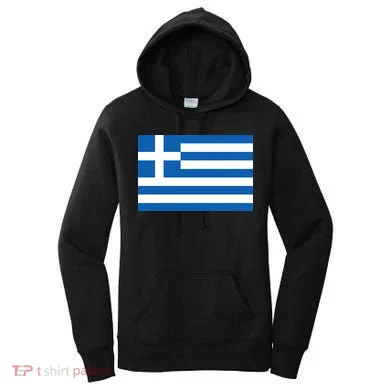 Greece Flag Women's Hoodie