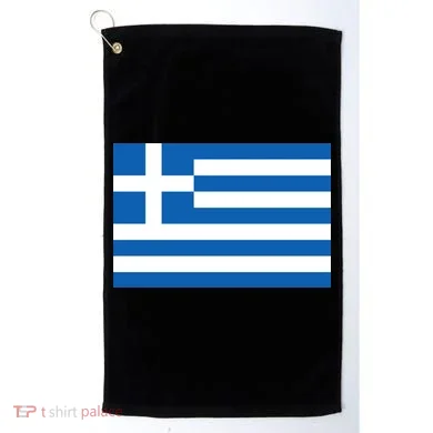 Greece Flag Golf Towel