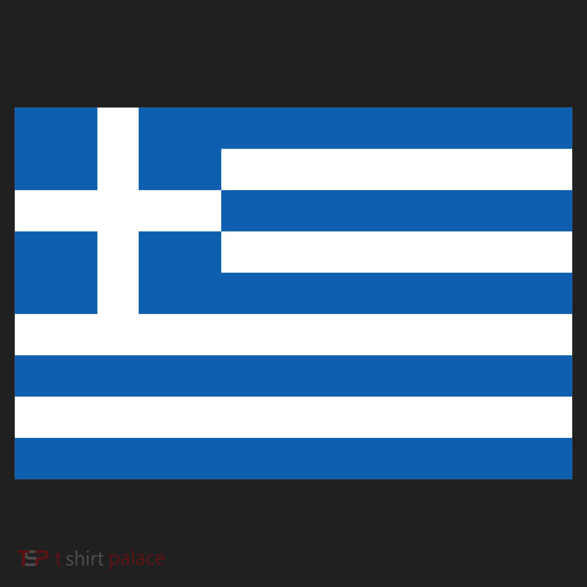 Greece Flag Golf Towel