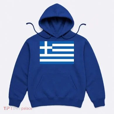 Greece Flag Hoodie