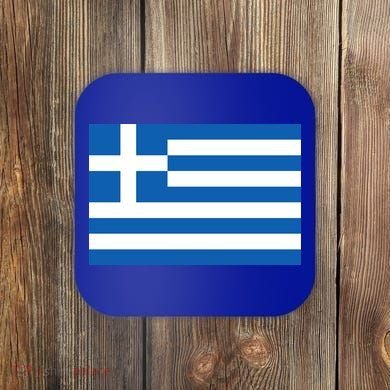 Greece Flag Coaster