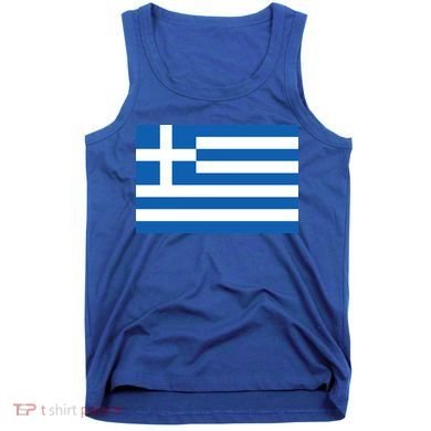 Greece Flag Tank Top
