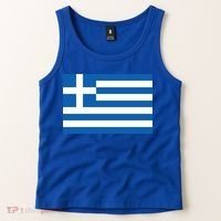 Greece Flag Tank Top thumb 2