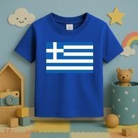 Greece Flag Toddler T-Shirt thumb 3