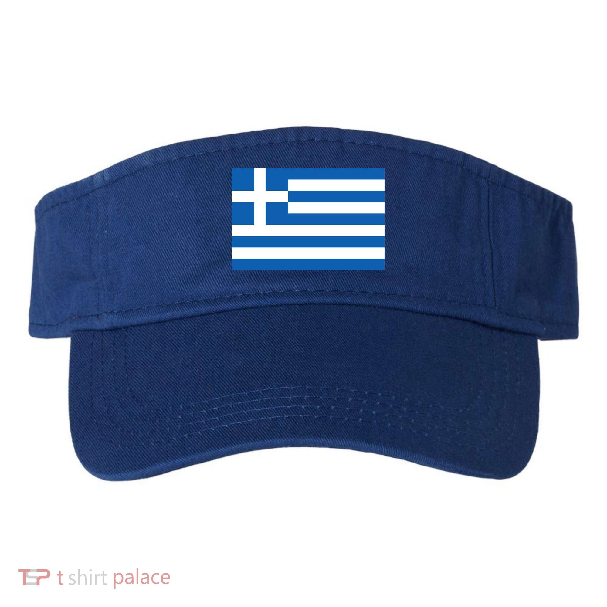 Greece Flag Visor