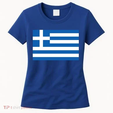 Greece Flag Women's T-Shirt