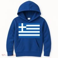Greece Flag Kids Hoodie thumb 0