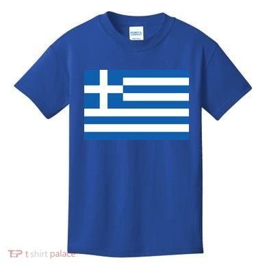 Greece Flag Kids T-Shirt