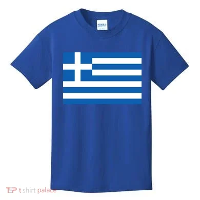 Greece Flag Kids T-Shirt