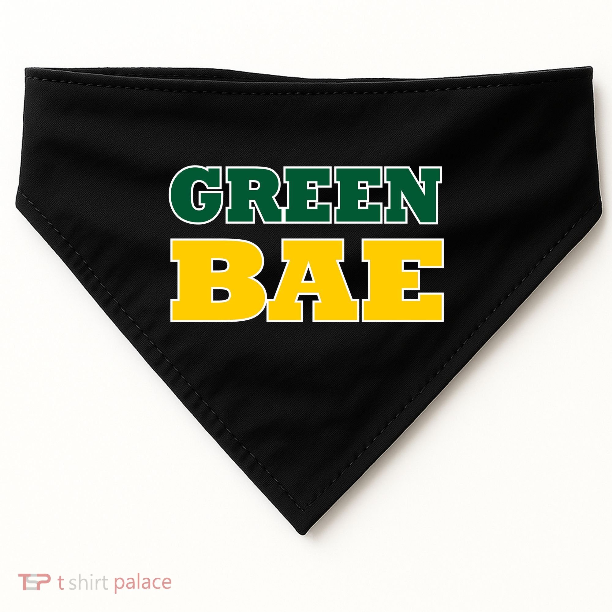 Green Bae Green Bay, Wisconsin USA-Made Doggie Bandana