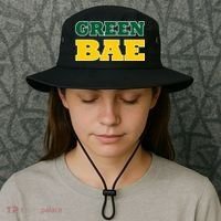 Green Bae Green Bay, Wisconsin Bucket Hat thumb 3