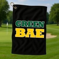 Green Bae Green Bay, Wisconsin Golf Towel thumb 1