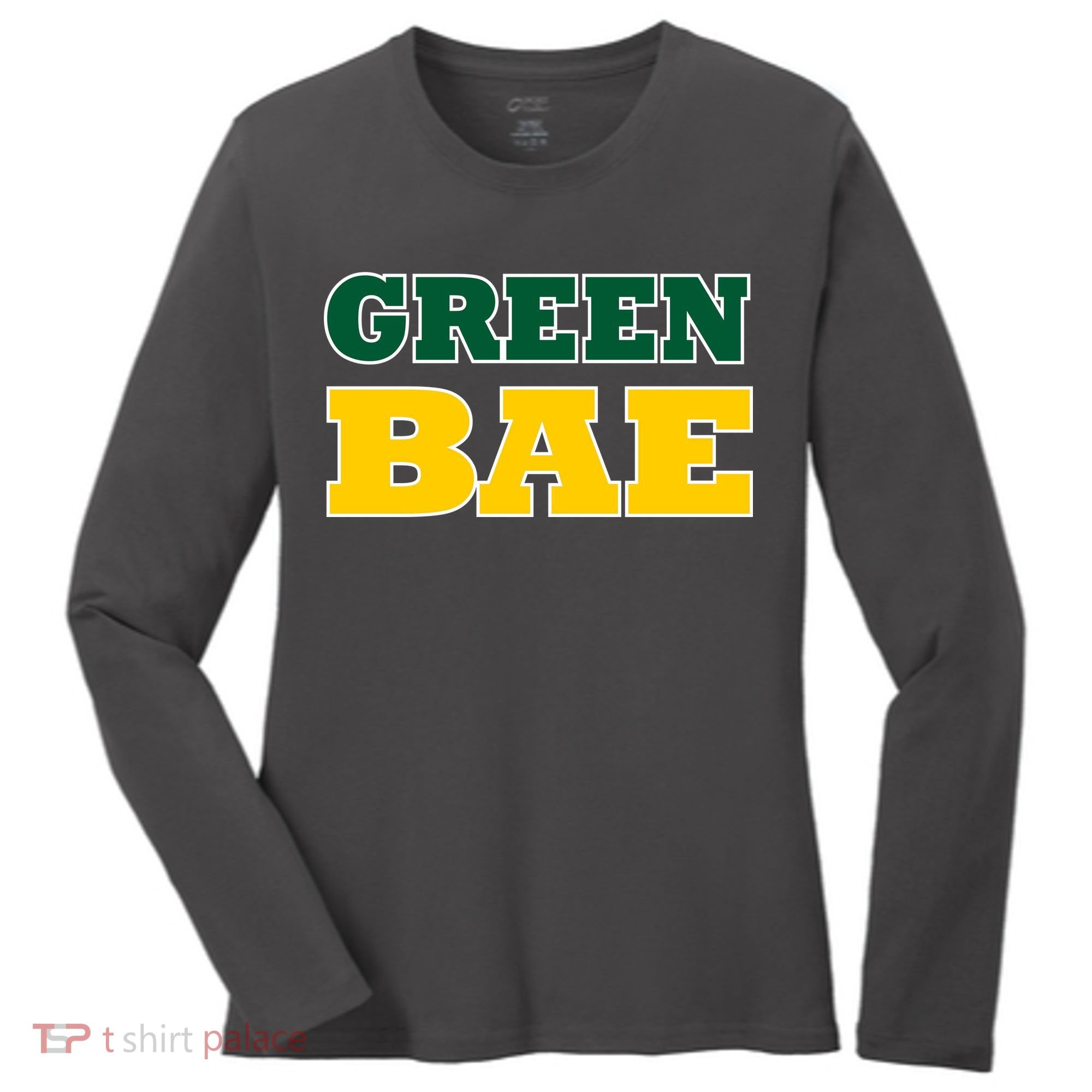 Green Bae Green Bay, Wisconsin Women's Long Sleeve Shirt