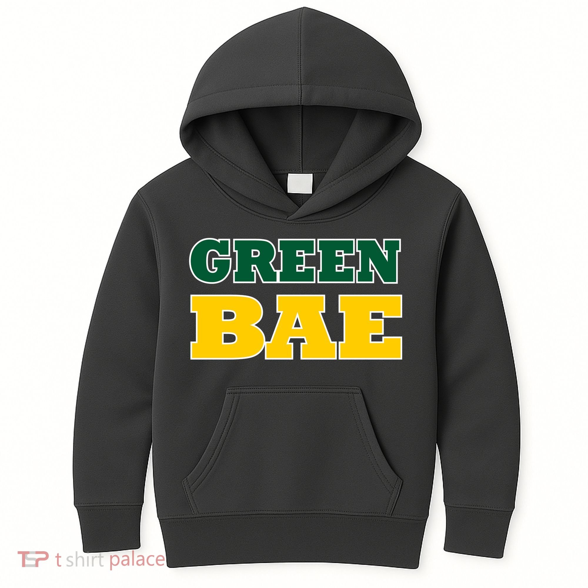Green Bae Green Bay, Wisconsin Kids Hoodie