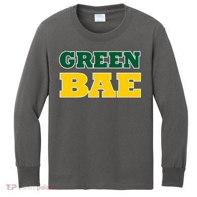 Green Bae Green Bay, Wisconsin Kids Long Sleeve Shirt