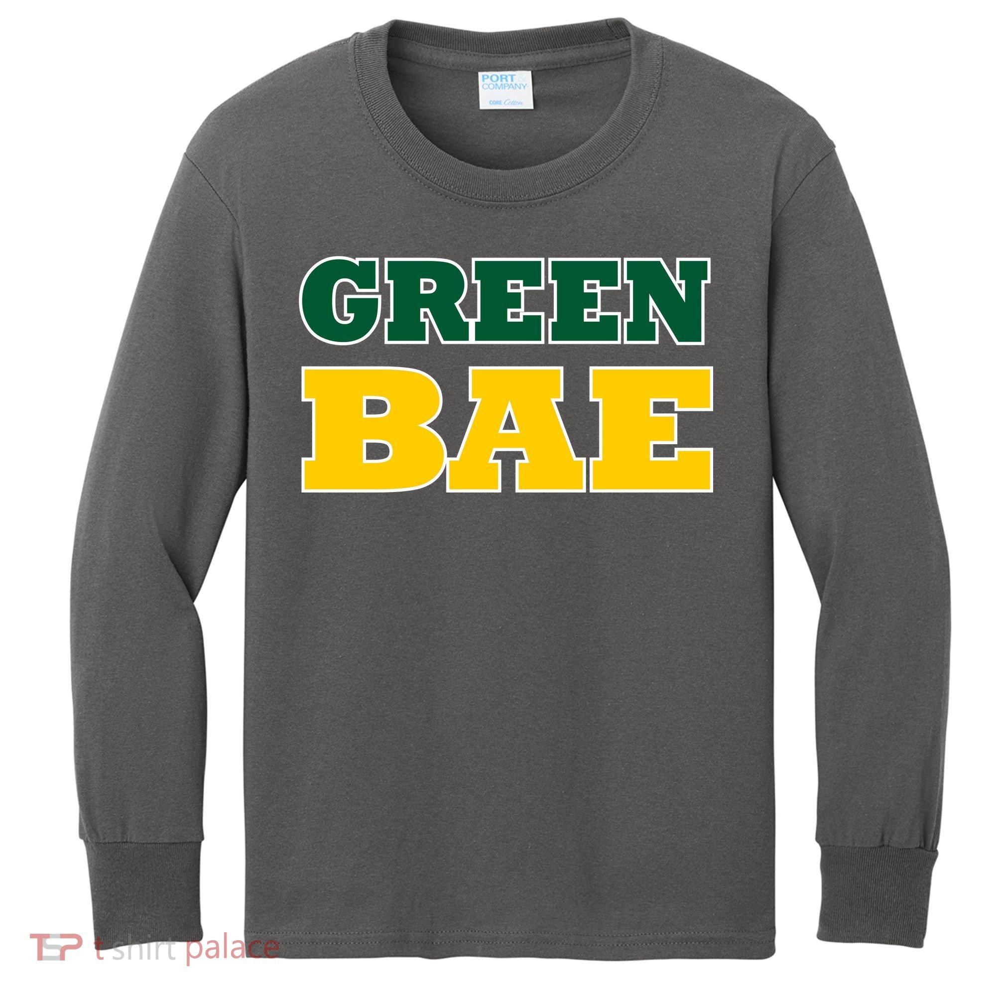 Green Bae Green Bay, Wisconsin Kids Long Sleeve Shirt