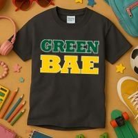 Green Bae Green Bay, Wisconsin Kids T-Shirt thumb 3