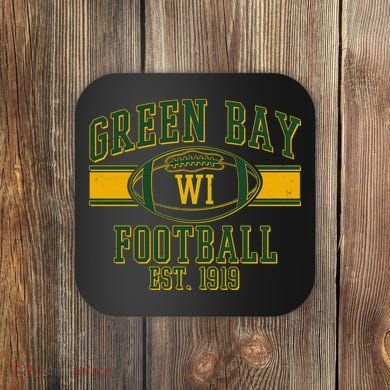 Green Bay Football EST 1919 Coaster