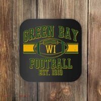 Green Bay Football EST 1919 Coaster thumb 0