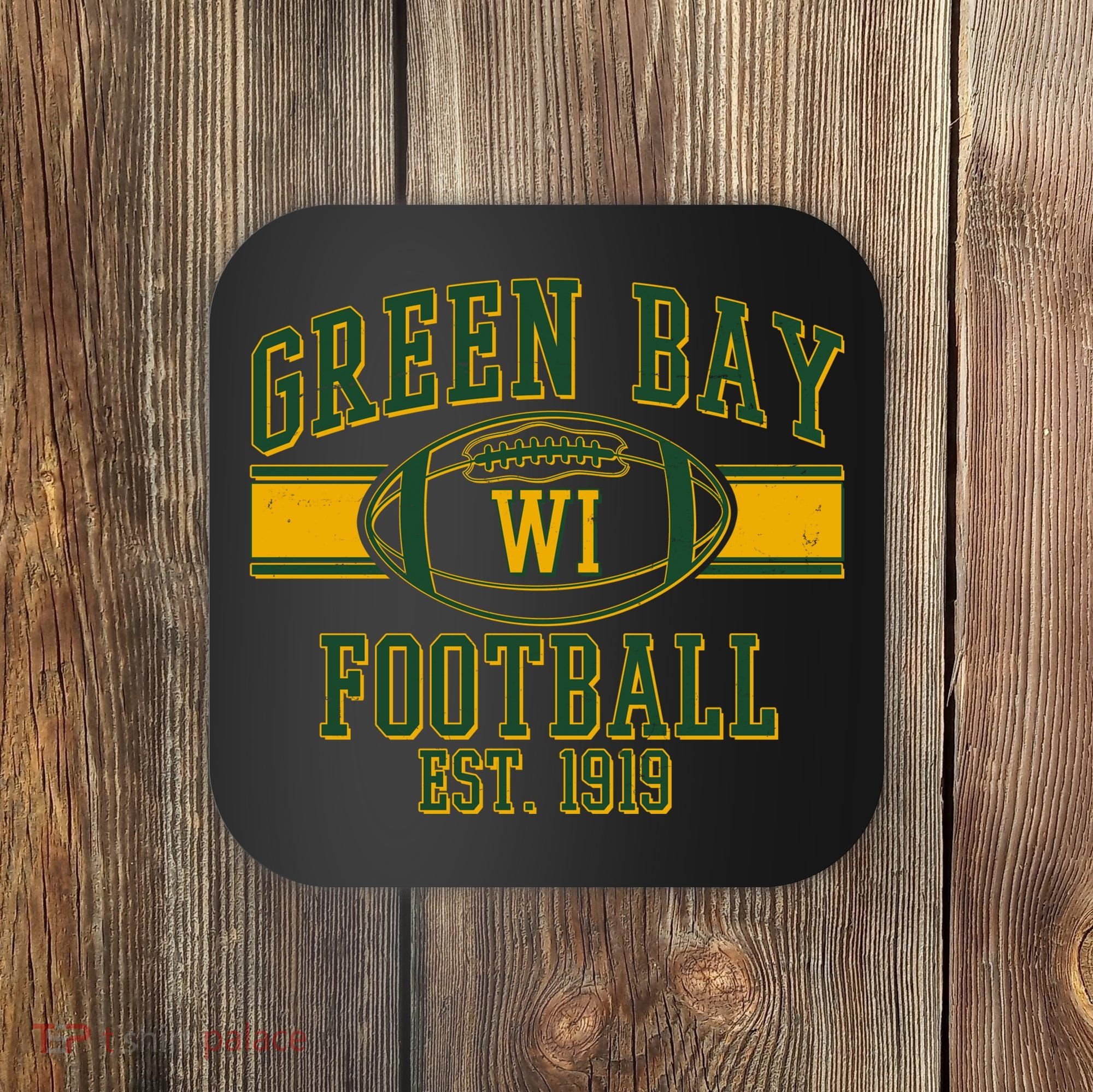 Green Bay Football EST 1919 Coaster