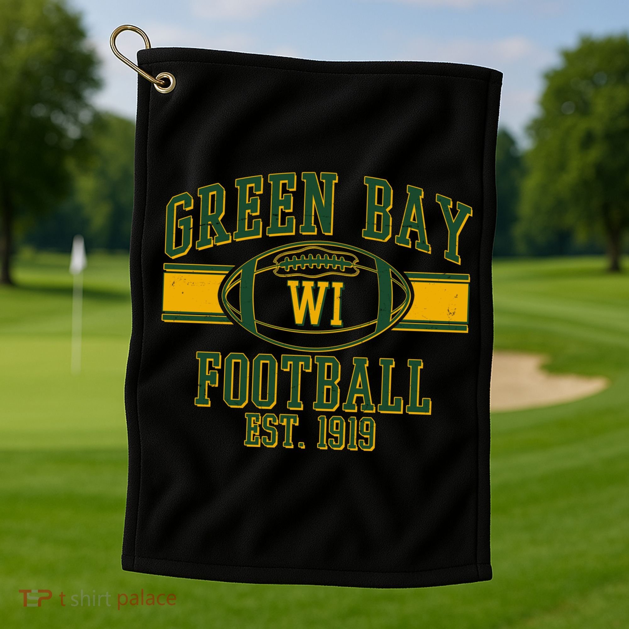 Green Bay Football EST 1919 Golf Towel