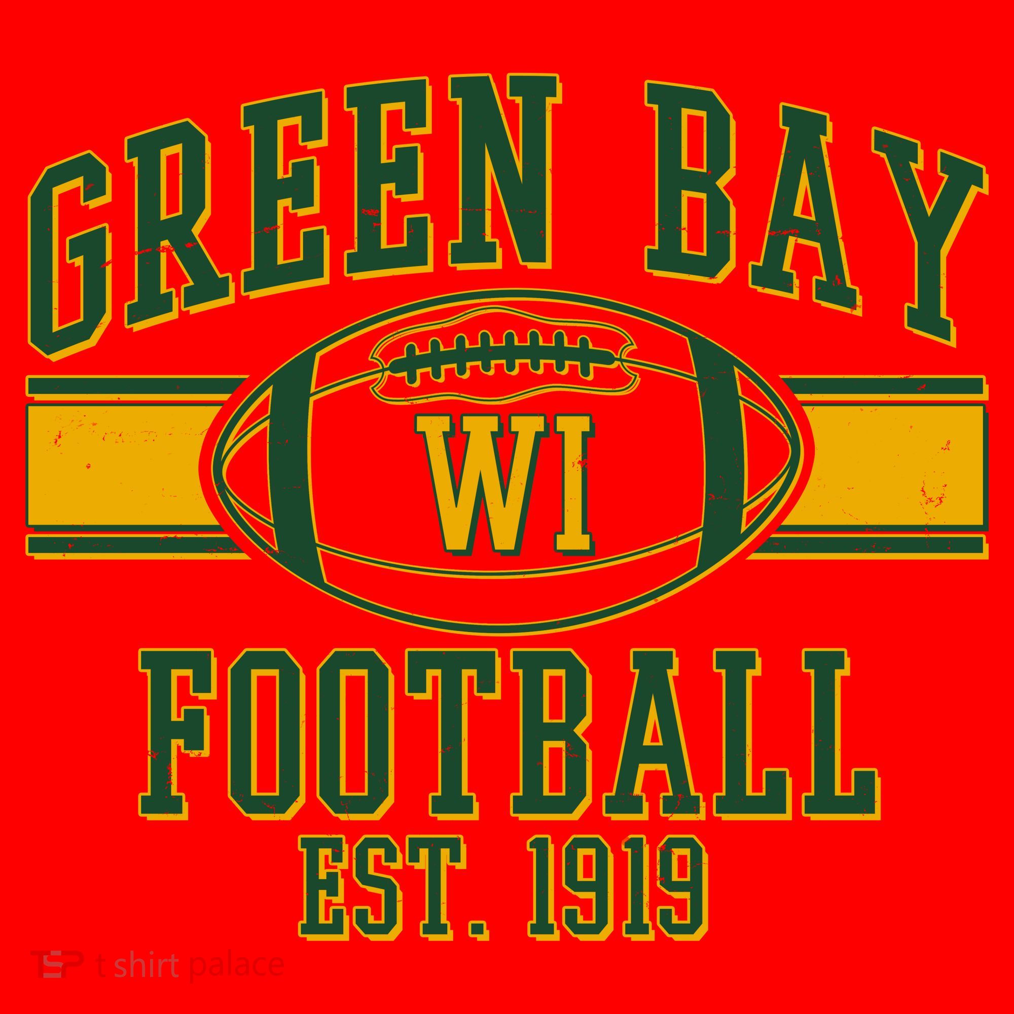 Green Bay Football EST 1919 Santa Hat