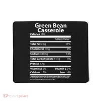 Green Bean Casserole Nutritional Facts Funny Thanksgiving Mousepad thumb 0