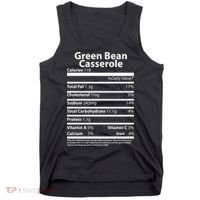 Green Bean Casserole Nutritional Facts Funny Thanksgiving Tank Top thumb 0