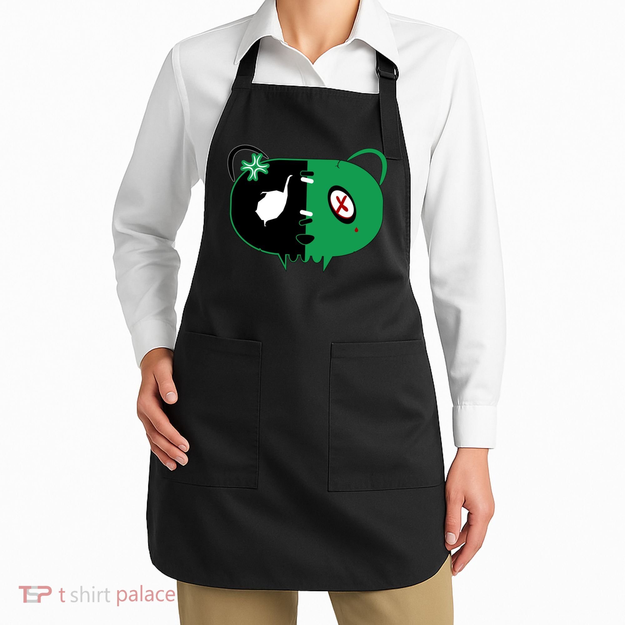 Green Bear Apron