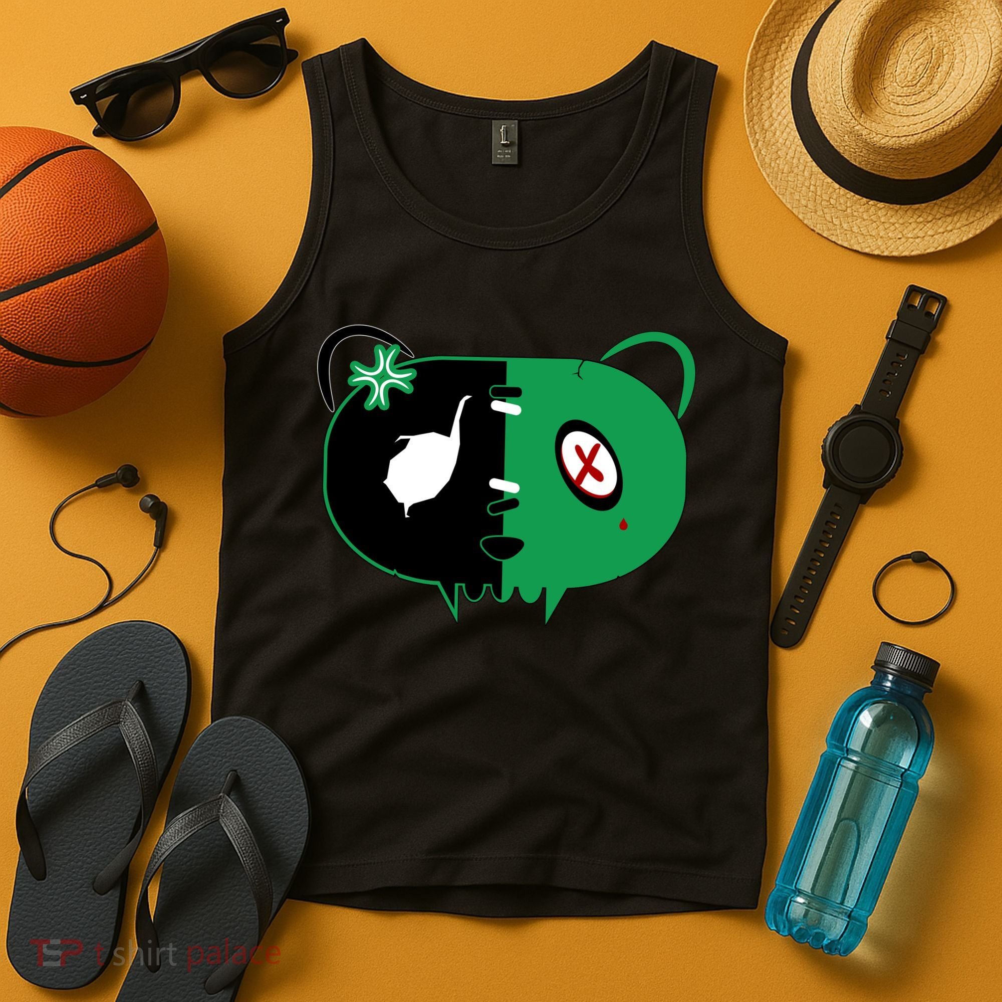 Green Bear Tank Top