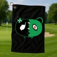 Green Bear Golf Towel thumb 1