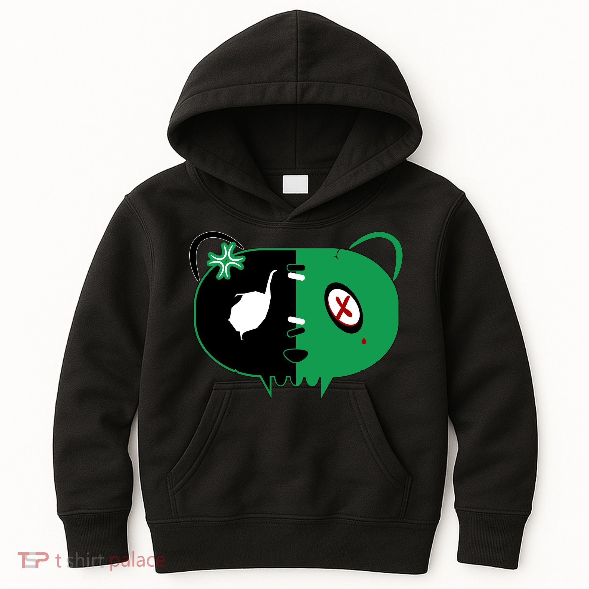 Green Bear Kids Hoodie