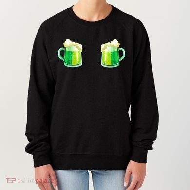 Green Beer Boobs - St. Patrick's Day Women's Sweatshirt