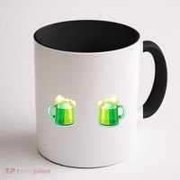 Green Beer Boobs - St. Patrick's Day Coffee Mug thumb 1