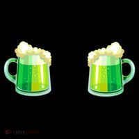 Green Beer Boobs - St. Patrick's Day Women's Hoodie thumb 2