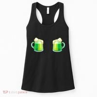 Green Beer Boobs - St. Patrick's Day Women's Tank Top thumb 0