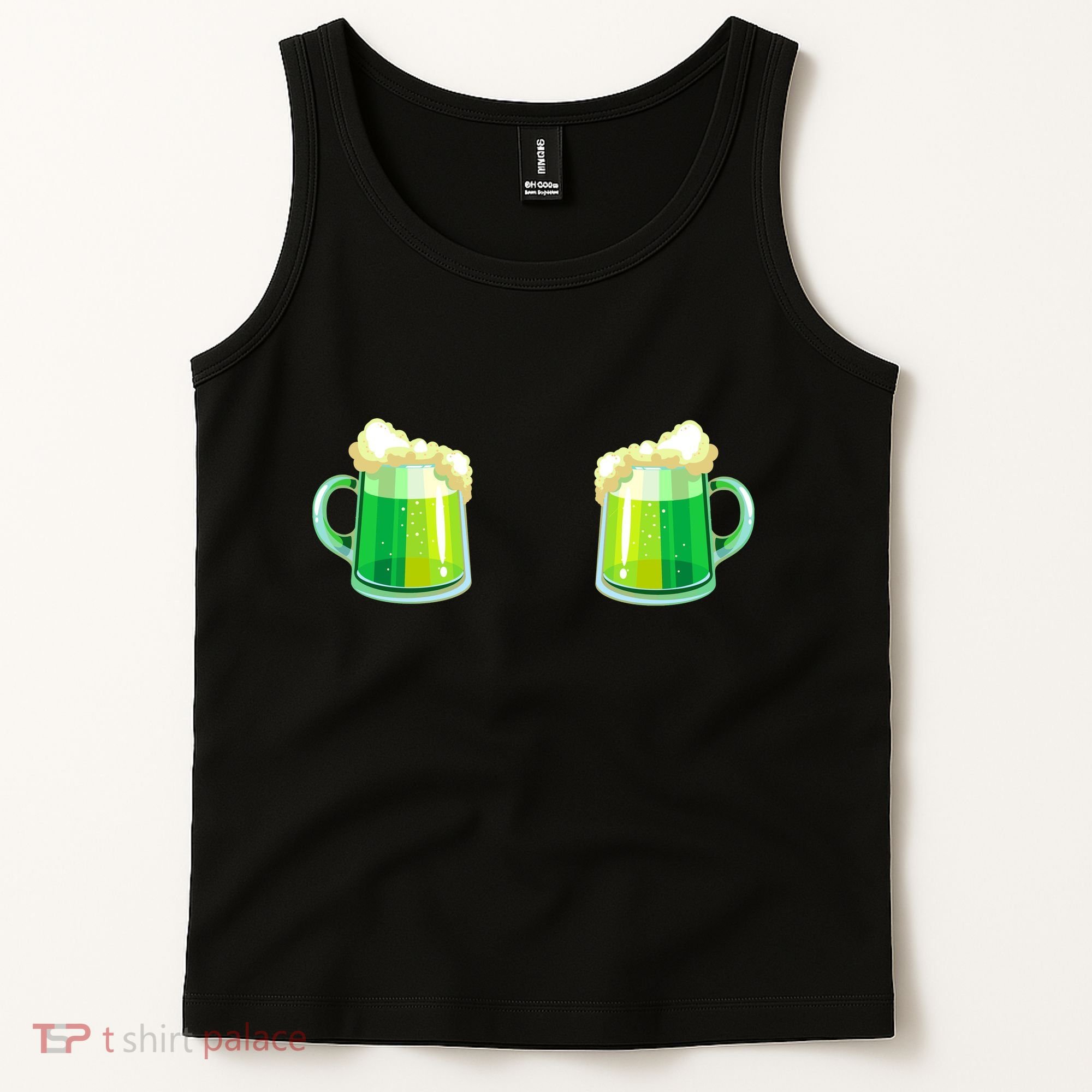 Green Beer Boobs - St. Patrick's Day Tank Top