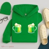 Green Beer Boobs - St. Patrick's Day Hoodie thumb 4