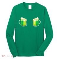 Green Beer Boobs - St. Patrick's Day Long Sleeve Shirt thumb 0