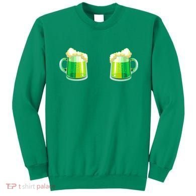 Green Beer Boobs - St. Patrick's Day Sweatshirt