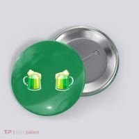 Green Beer Boobs - St. Patrick's Day Button thumb 0