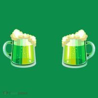 Green Beer Boobs - St. Patrick's Day Coaster thumb 2