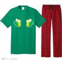 Green Beer Boobs - St. Patrick's Day Pajama Set thumb 0